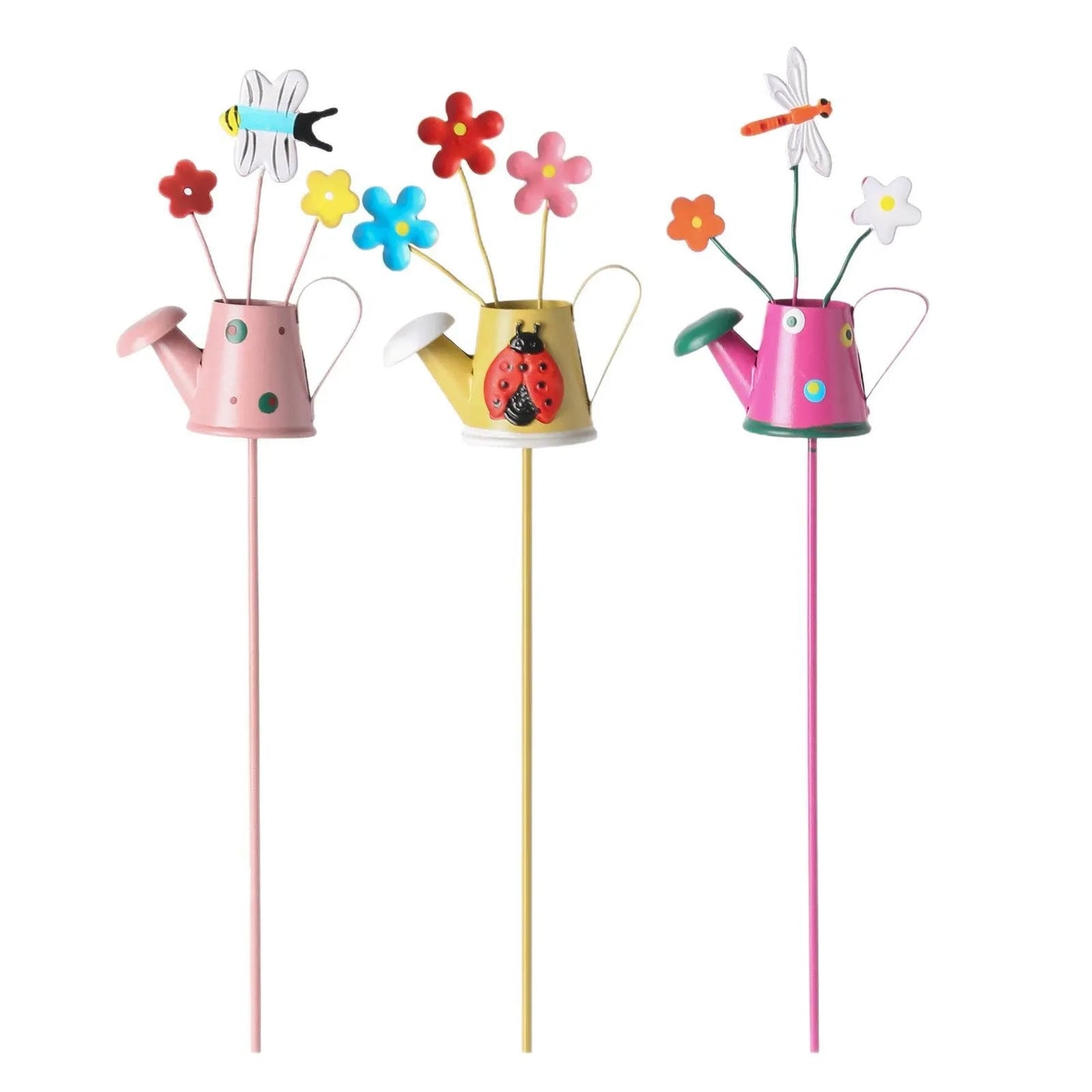 š„Last Day 49% OFF-Set of 3 Metal Flower Pot Garden Stakes