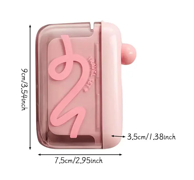 Travel-sized Storage Case with 50 Dental Floss Sticks