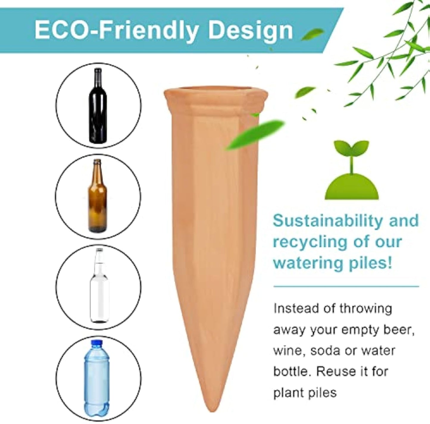 š„Last Day 49% OFF -Terracotta Self Watering Spikes