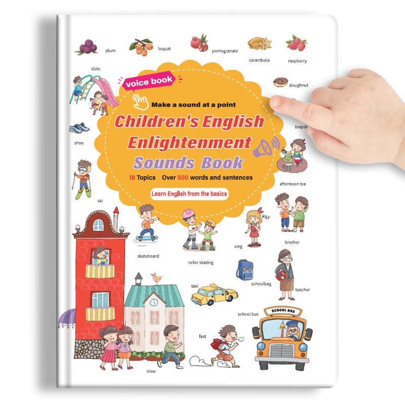 500-Word Audio Learning Book for Toddlers – Tap & Master Vocabulary in 18 Everyday Topics