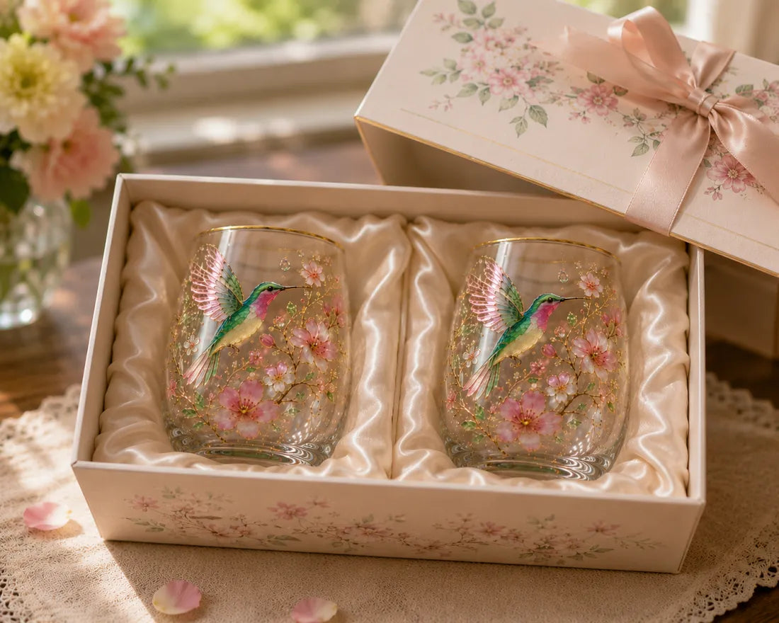 đ¸Limited Edition 2026 Hummingbird Morning Bliss Glass Tea Cupâ