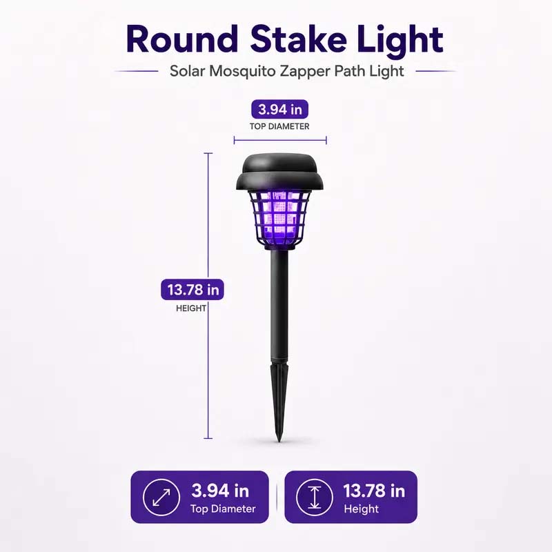 ⚡Summer Essentials 🦟Solar-Powered UV Mosquito Killer Lamp