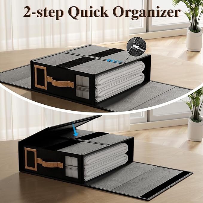 🔥Last Day 49% OFF-Foldable Sheet Storage Set – Keep Your Bedding Organized and Neat 🛏️✨