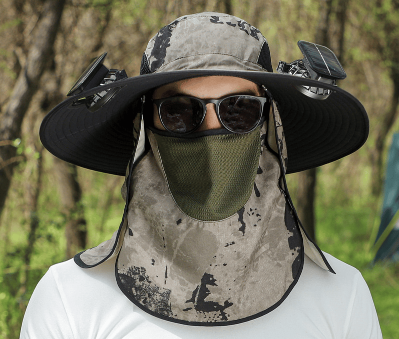 🔥Last Day 50% OFF -Ultralight Solar Fan Sun Hat – Lighter Than a Baseball!⚾(Only 11oz)