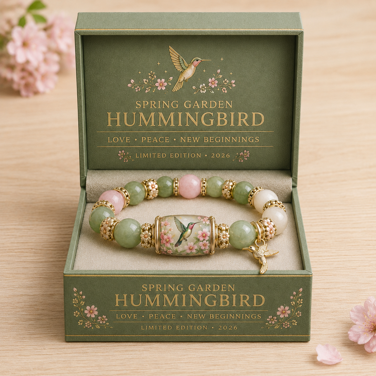🌿 Love, Peace & Spring Blessings 💖 | 2026 Limited Edition Bracelet - Only 11 Left