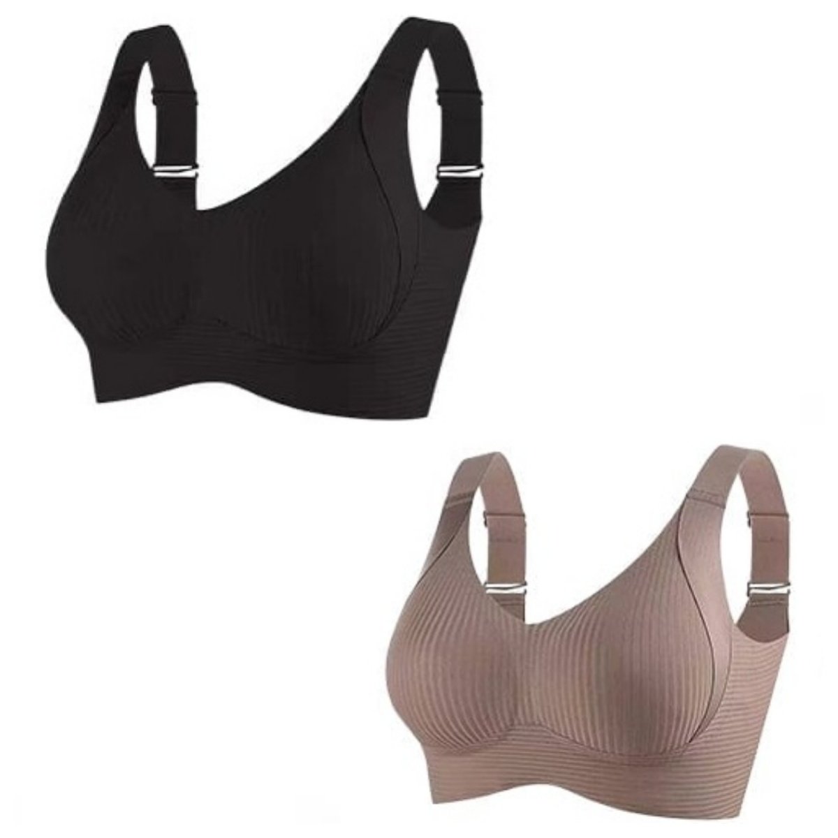 🎁Last Day Buy 1 Get 1 Free🔥Women's Ribbed Adjustable Wireless Bra