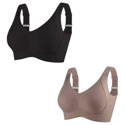 🎁Last Day Buy 1 Get 1 Free🔥Women's Ribbed Adjustable Wireless Bra