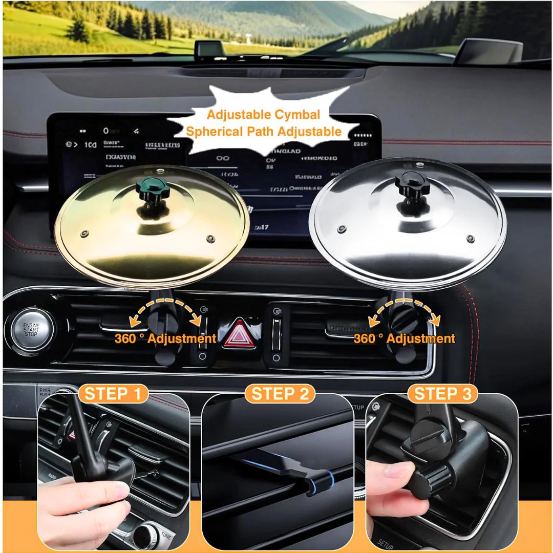 🔥Last Day 49% OFF🚗Car Cymbal-Air Vent Mini Drum Crash Cym