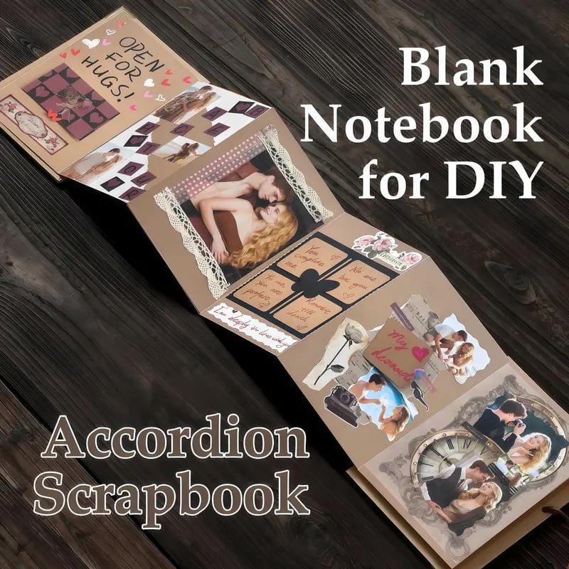 🔥Last Day 49% OFF-✨The Memory Keeper: 99+ Inch Accordion Scrapbook Album📚