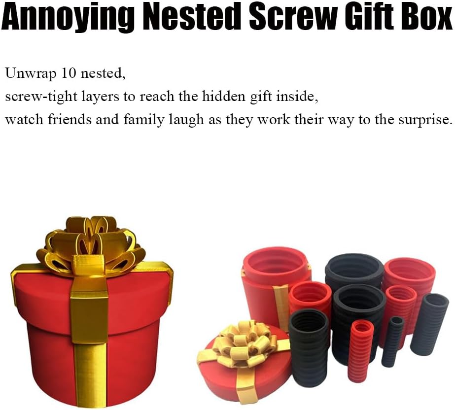 🔥Last Day 50% OFF - Annoying Nested Screw Gift Box