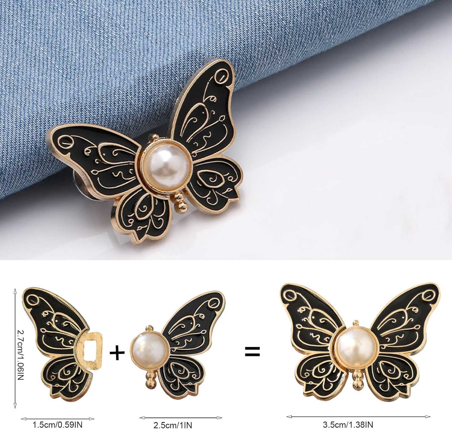 This Week's Special Price £4.99 🦋 Detachable Butterfly Clips(2-Pack )
