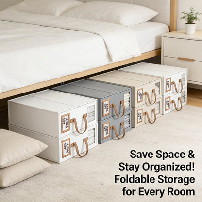 🔥Last Day 49% OFF-Foldable Sheet Storage Set – Keep Your Bedding Organized and Neat 🛏️✨