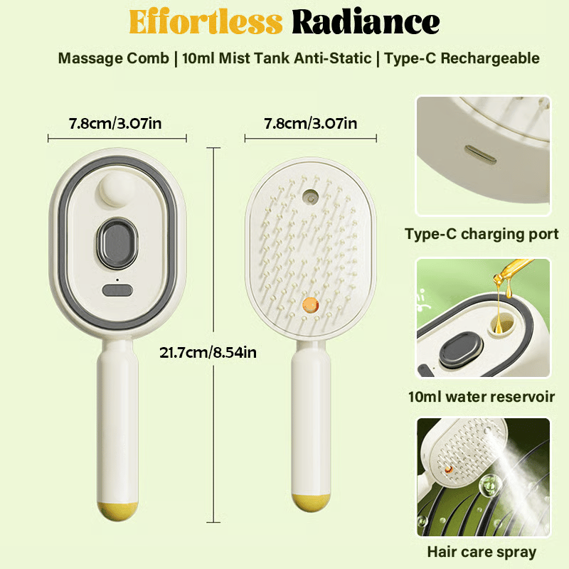 🔥LAST DAY 50% OFF - 2026 Electric Spray Air Cushion Massage Comb