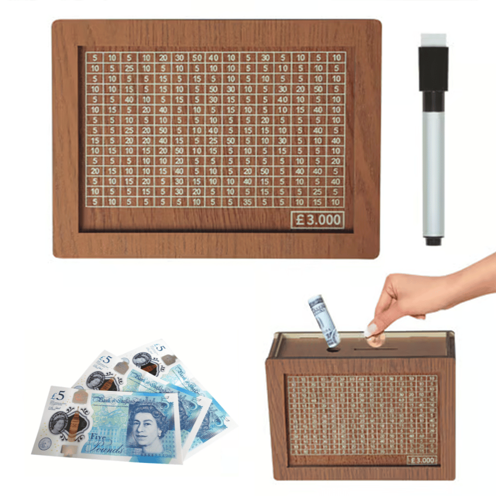 Hot Sale 49% OFF🎁Cash Vault Wooden Savings Box