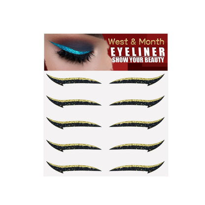 ✨Shiny waterproof reusable eyeliner stickers double eyelid stickers