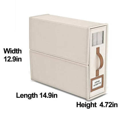 🔥Last Day 49% OFF-Foldable Sheet Storage Set – Keep Your Bedding Organized and Neat 🛏️✨