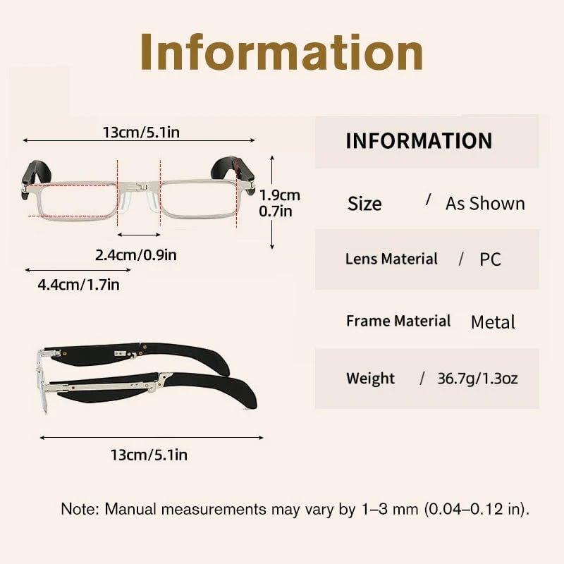 🔥LAST DAY 49% OFF -Foldable Anti-Blue Light Reading Glasses with Case