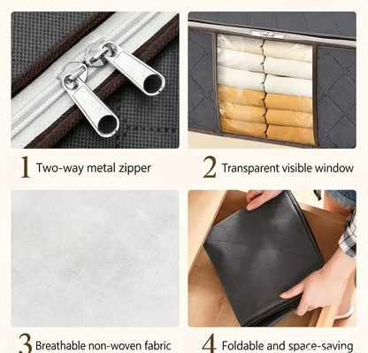 🔥Last Day 50% OFF📦35L Foldable Closet Organizers with Handles