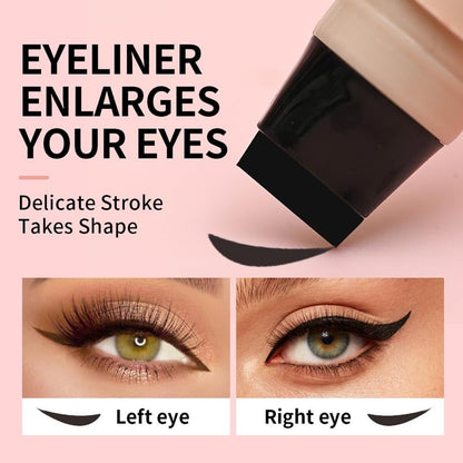 🔥LAST DAY SALE 49% OFF 🥇BUY 1 GET 1 FREE- New Foldable Eyeliner Stamp for Perfect Wings✨