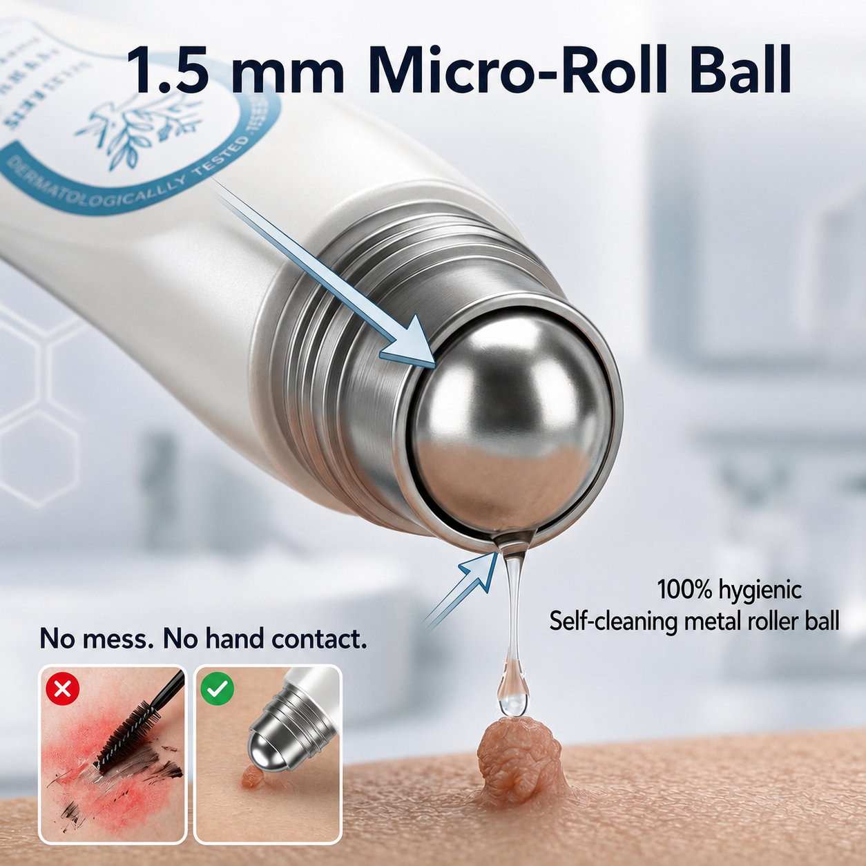 ✨ Official Natravor® Store | 🖊️ 7-Day Tag & Spot Eraser Pen - 🌿 Gentle Precision Roller for Warts, Skin Tags & Spots