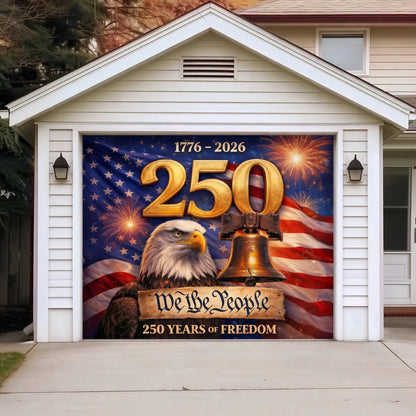 America's 250th Anniversary|Patriotic Garage Door Cover