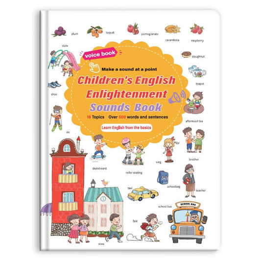 500-Word Audio Learning Book for Toddlers – Tap & Master Vocabulary in 18 Everyday Topics