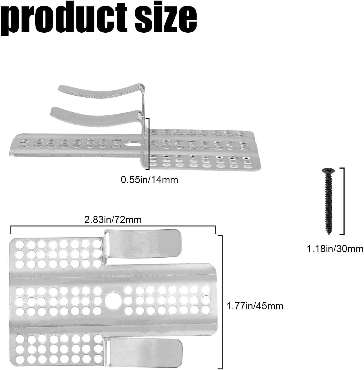 Drywall Repair Clips Kit - No-Stud Wall Patch Support