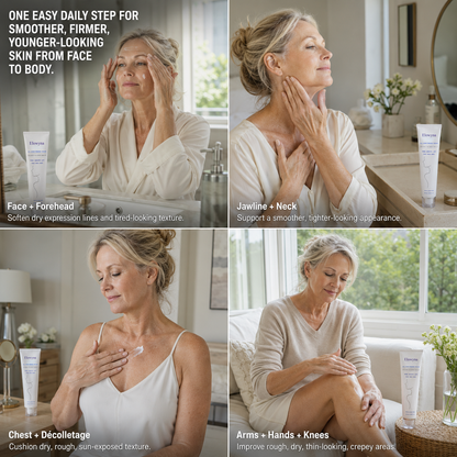 🧴✨ Elowyna All-Over Firming Cream – FDA-Compliant Formula for Men & Women – Firm, Smooth & Brighten from Face to Body