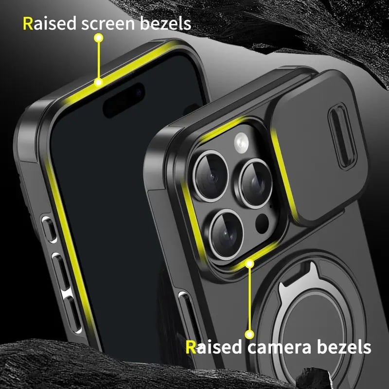 📱IPhone Case with Sliding Camera Cover for iPhone 16 15 14 13 12 Pro Max