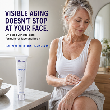 🧴✨ Elowyna All-Over Firming Cream – FDA-Compliant Formula for Men & Women – Firm, Smooth & Brighten from Face to Body
