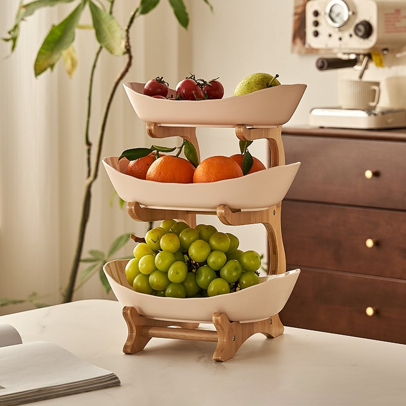 🍓2-Tier / 3-Tier Fruit Basket. Countertop Fruit Bowl(Includes Stand