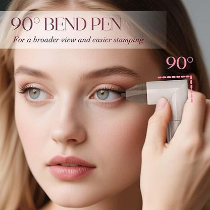 🔥LAST DAY SALE 49% OFF 🥇BUY 1 GET 1 FREE- New Foldable Eyeliner Stamp for Perfect Wings✨