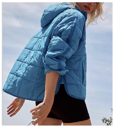 🔥Lightweight and warm-Women's Oversized Hooded Puffer Jacket Quilted Lightweight Winter Warm Pullover Padded Hoodies Coat