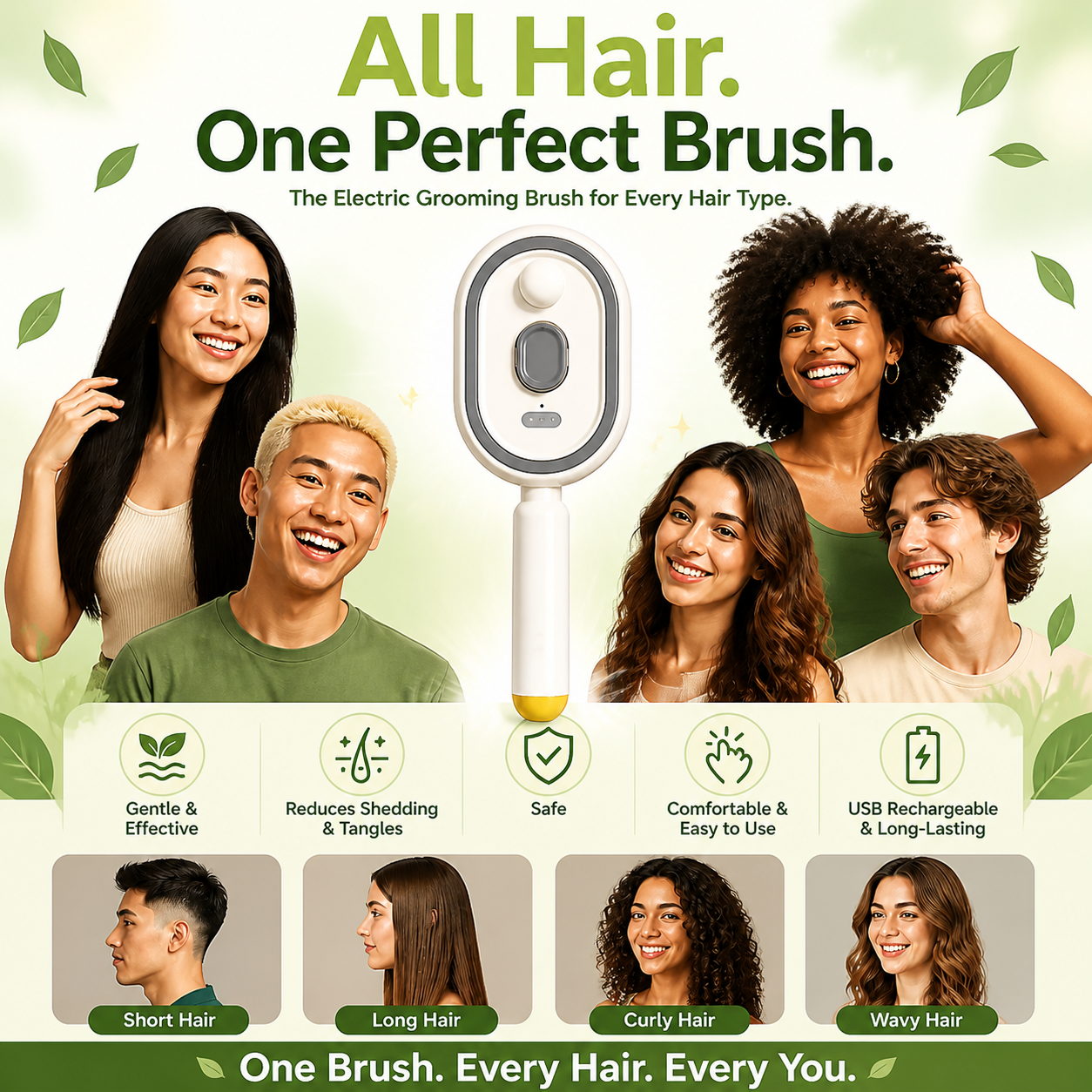 💜Moisture Spray Hair Massage Comb