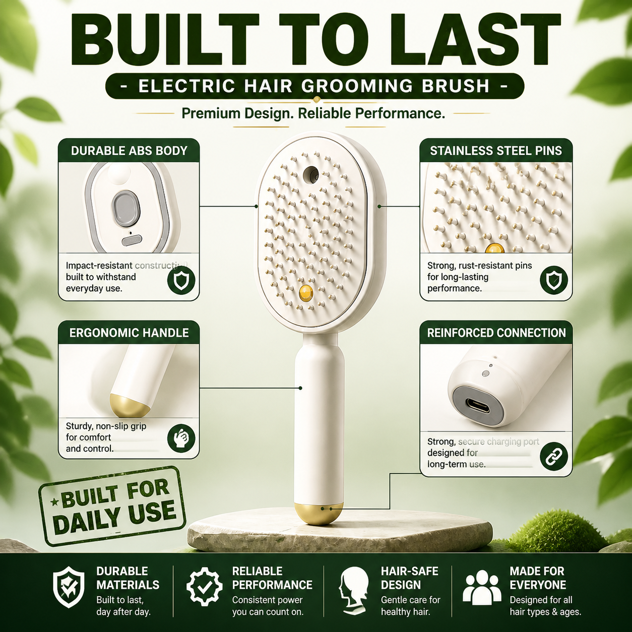 💜Moisture Spray Hair Massage Comb