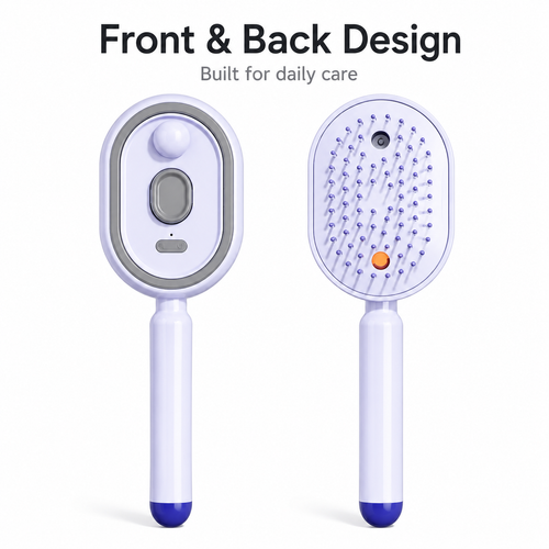 Electric Mist-Spraying Massage Cushion Brush