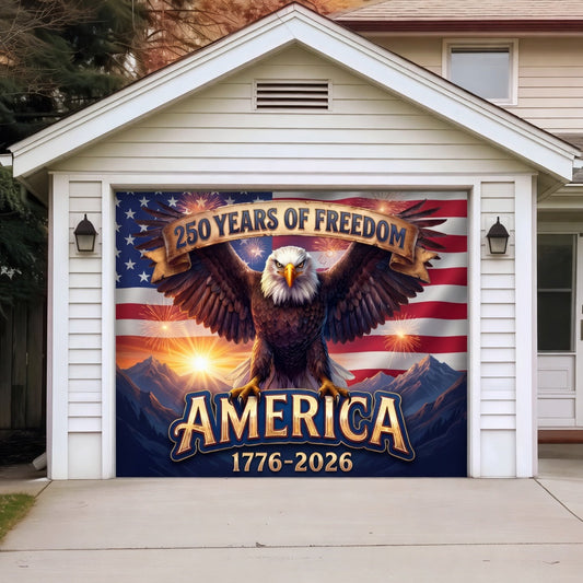 America's 250th Anniversary|Patriotic Garage Door Cover