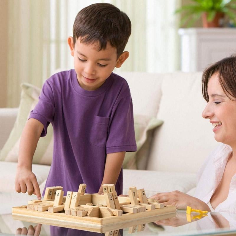 🔥Last Day 49% OFF✨SHUT THE BOX-WOODEN DICE BOARD GAME