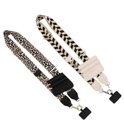 💖HOT SALE-49% OFF📱Crossbody Phone Strap with Zippered Pouch