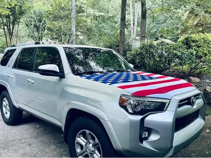 🎉4th Of July Flash Sale 65K+🔥American Car Hood Flag🦅【Buy 2 Free Shipping】