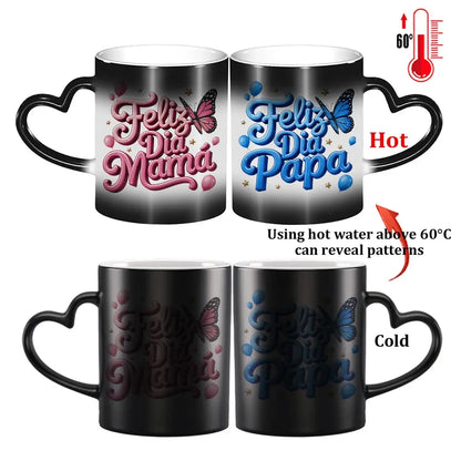 🔥Last Day 50% OFF - Magic Color Changing Mug with Heart Handle - 11OZ