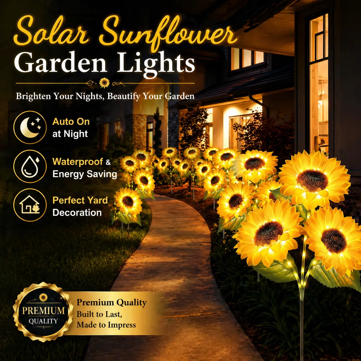 【MothersDayGift】🔥Hot Sale 49% off🌟🌻 2026 UPGRADED Solar Sunflowers
