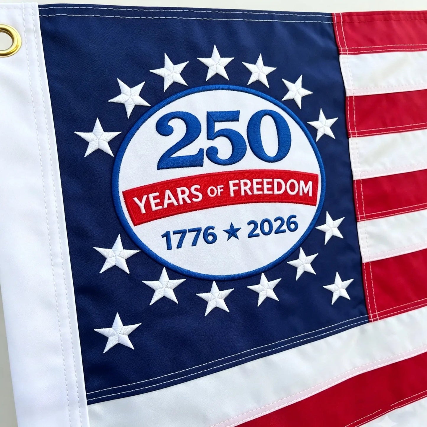Last Day 49% OFF🔥250th Anniversary USA Commemorative Flag (3x5 Ft),Double-Sided Embroidered