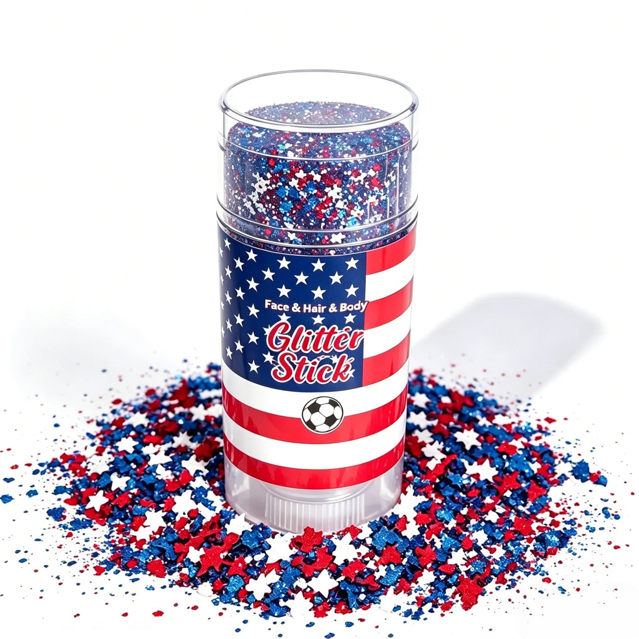 🎁LAST DAY 50% OFF-🦅4th of July Glitter Stick✨🔔Red, White & Blue Body & Hair Sparkle