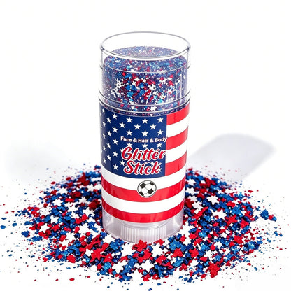 🎁LAST DAY 50% OFF-🦅4th of July Glitter Stick✨🔔Red, White & Blue Body & Hair Sparkle