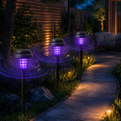 🏠Summer Essentials🦟Solar-Powered UV Mosquito Killer Lamp