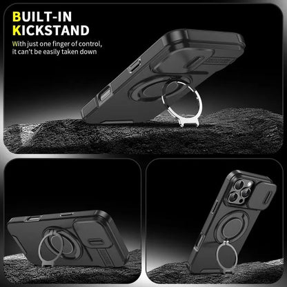 📱IPhone Case with Sliding Camera Cover for iPhone 16 15 14 13 12 Pro Max