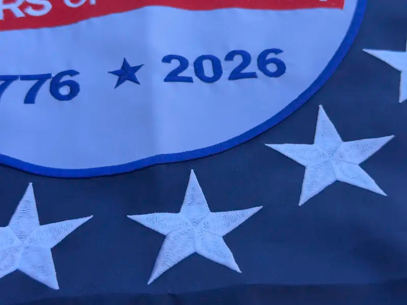 Last Day 49% OFF🔥250th Anniversary USA Commemorative Flag (3x5 Ft),Double-Sided Embroidered