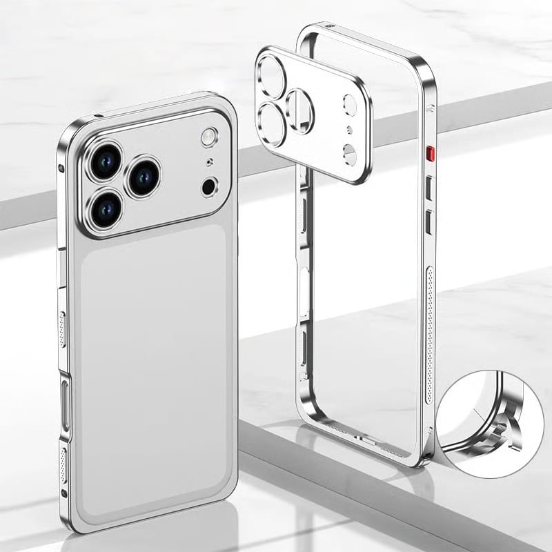 Aluminum Alloy Cooling Frame Heat Dissipation Case for iPhone 17 Series