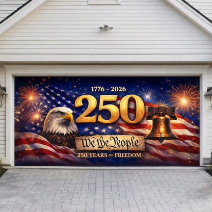 America's 250th Anniversary|Patriotic Garage Door Cover
